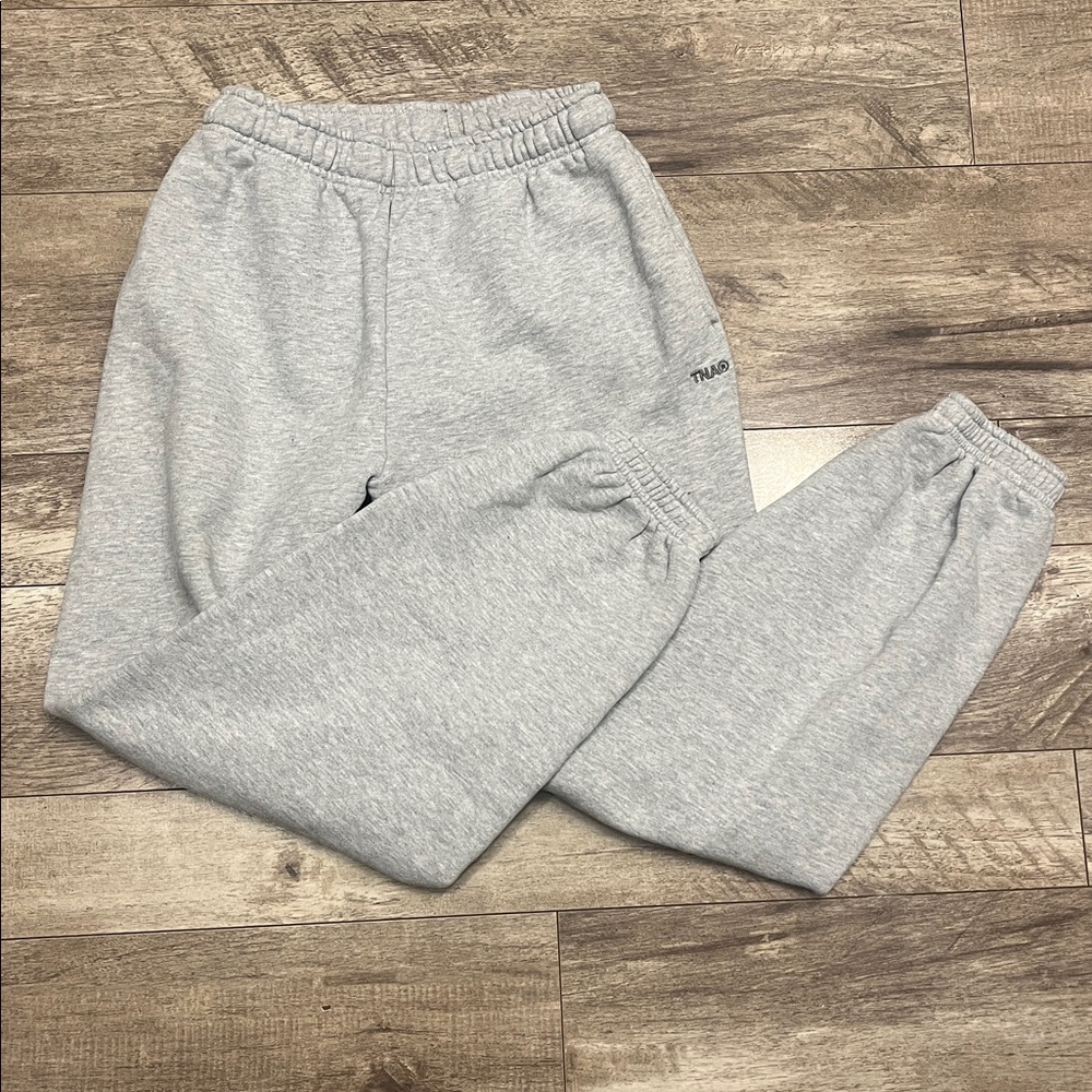 Tna XXS Aritzia Cozy Sweatfleece Mega Fit Jogger in Grey Size 2XS XXS - Picture 6 of 16
